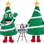 Christmas Tree Mascot Costume for Christmas Events