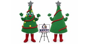 Christmas Tree Mascot Costume for Christmas Events Christmas Tree Mascot Costume for Christmas Events