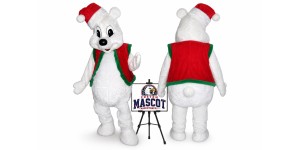 Christmas Bear Mascot Costume for Christmas Events Christmas Bear Mascot Costume for Christmas Events