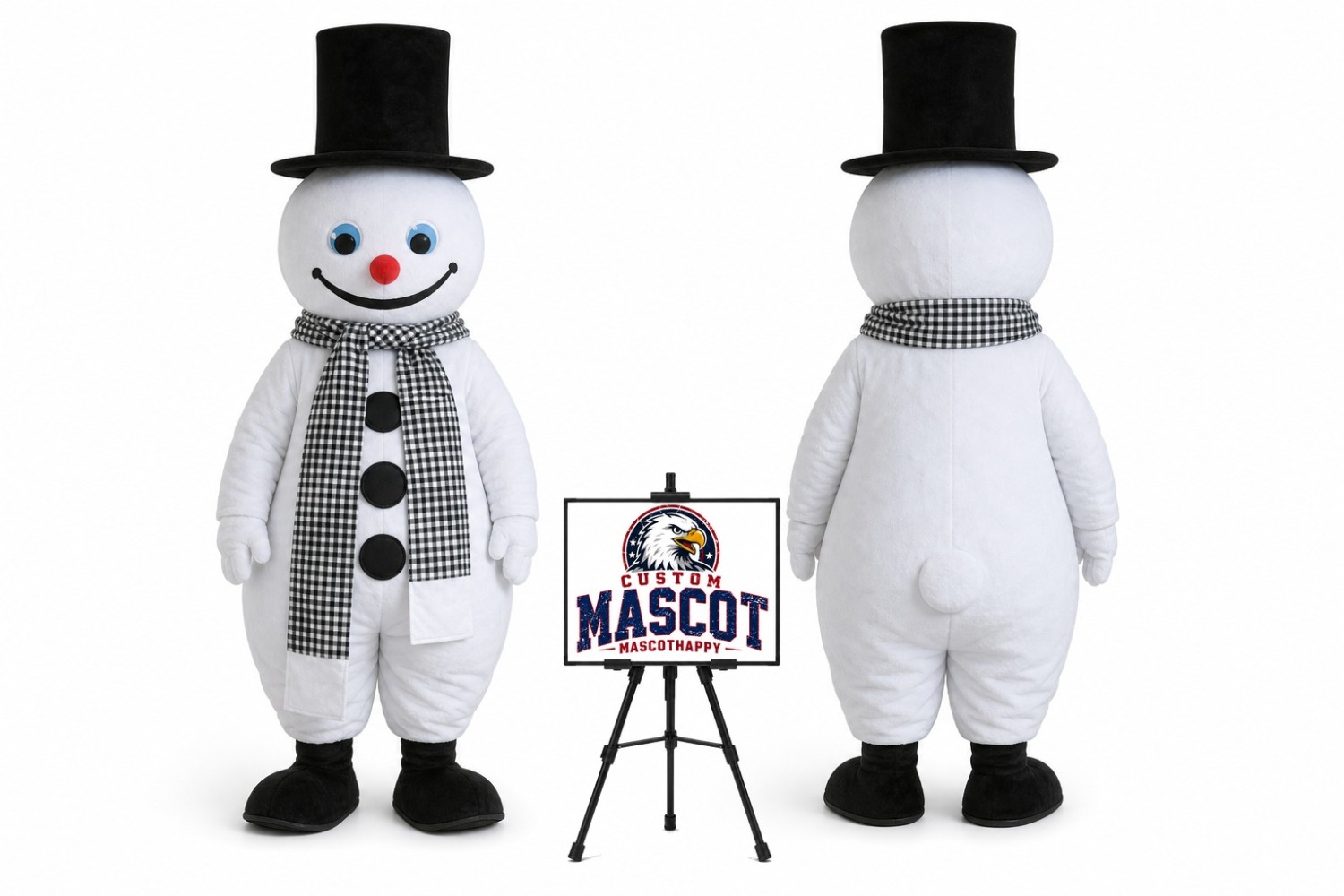 Christmass Snowman Mascot Costume for Christmas Events Christmass Snowman Mascot Costume for Christmas Events