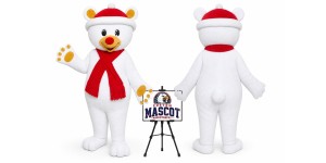 Chritmas Bear Mascot Costume Chritmas Bear Mascot Costume