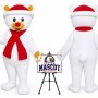 Chritmas Bear Mascot Costume