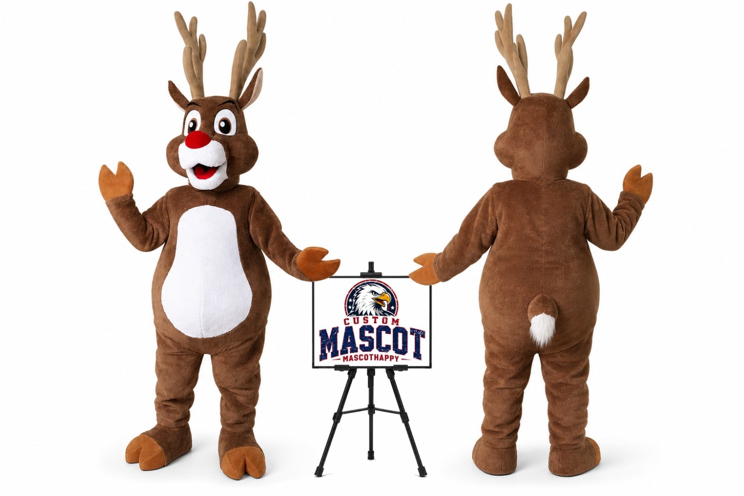 Chritmas Reeindeer Mascot Costume Chritmas Reeindeer Mascot Costume