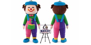 Clown Boy Mascot Costume for Parties Clown Boy Mascot Costume for Parties