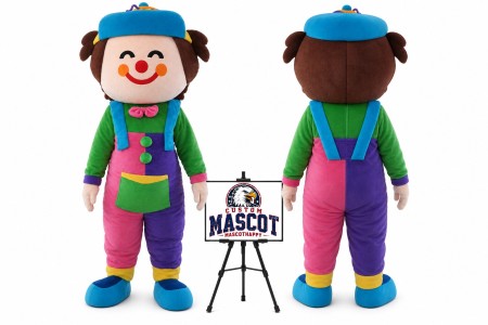 Clown Boy Mascot Costume for Parties