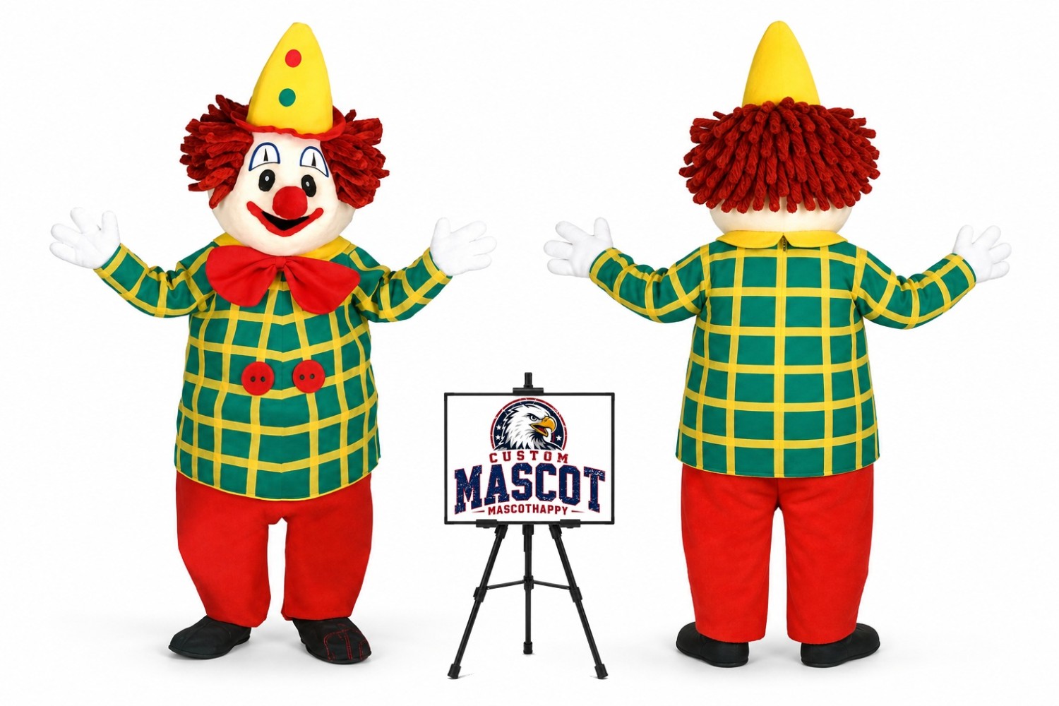 Clown Halloween Mascot Costume for Halloween Events Clown Halloween Mascot Costume for Halloween Events