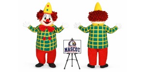 Clown Halloween Mascot Costume for Halloween Events Clown Halloween Mascot Costume for Halloween Events