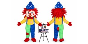 Clown Mascot Costume for Parties Clown Mascot Costume for Parties
