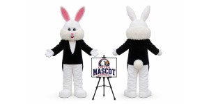 Coat Rabbit Mascot Costume for Easter Events Coat Rabbit Mascot Costume for Easter Events