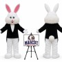 Coat Rabbit Mascot Costume for Easter Events