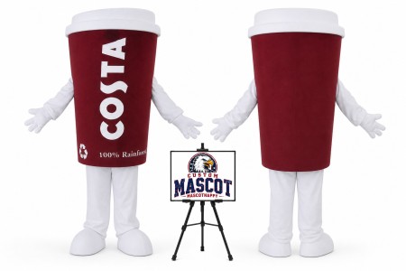 Coffee Bottle Cup Mascot Costume