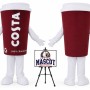 Coffee Bottle Cup Mascot Costume