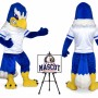 College Fierce Falcon Mascot Costume