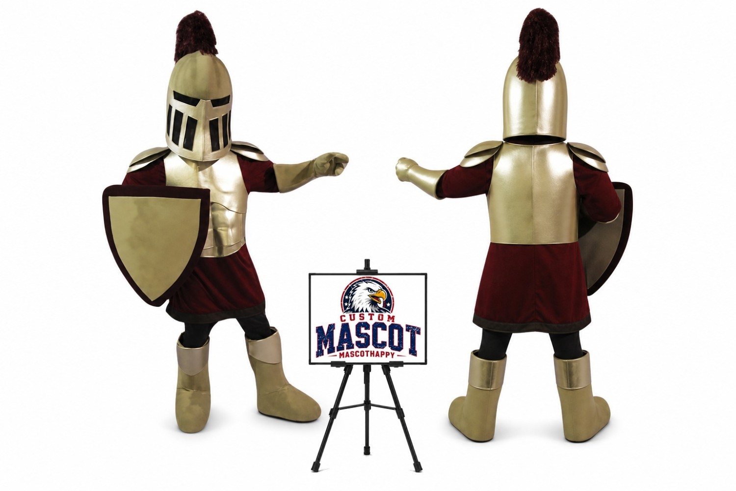 College Knight Mascot Costume College Knight Mascot Costume