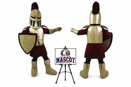 College Knight Mascot Costume