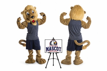 College Lion Mascot Costume