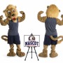 College Lion Mascot Costume