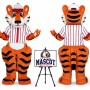 College Sport Tiger Mascot Costume for Sports Events
