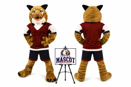 College Wildcat Mascot Costume