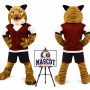 College Wildcat Mascot Costume