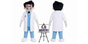Confident Doctor Mascot Costume Confident Doctor Mascot Costume
