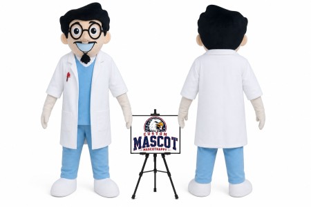 Confident Doctor Mascot Costume