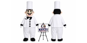 Cook Chef Mascot Costume for Food Events Cook Chef Mascot Costume for Food Events