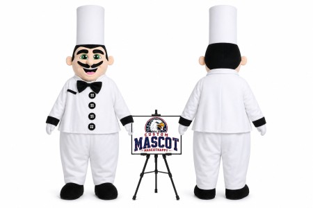 Cook Chef Mascot Costume for Food Events