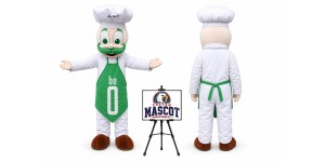 Cooker Mascot Costume for Food Events Cooker Mascot Costume for Food Events