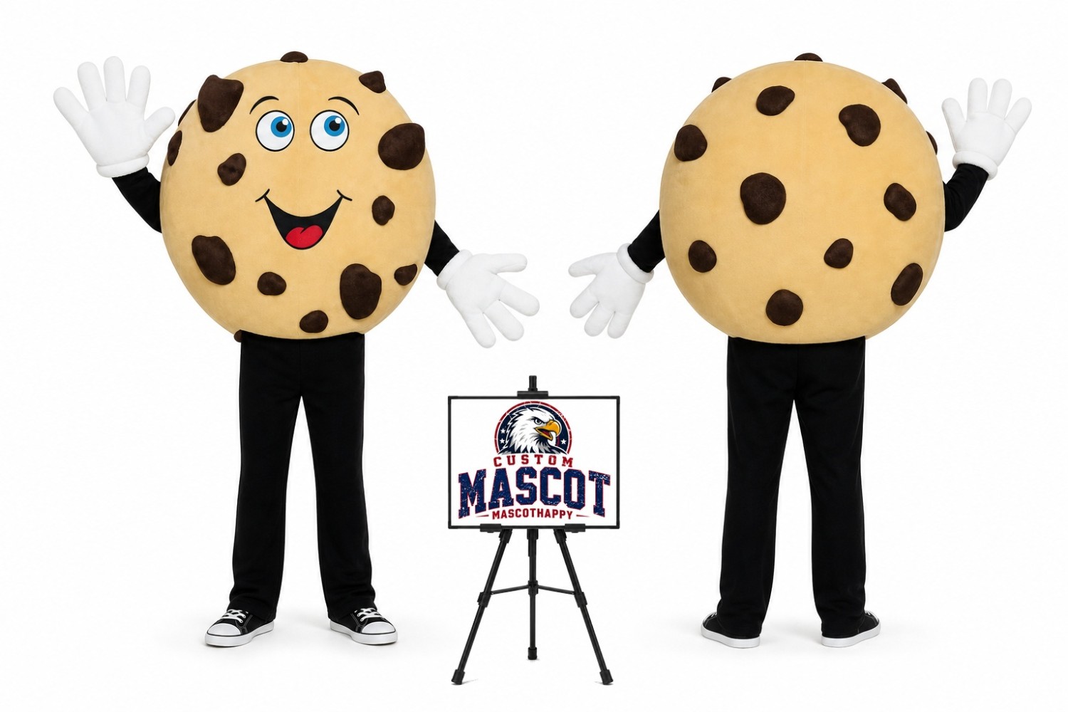 Cookie Mascot Costume for Food Events Cookie Mascot Costume for Food Events