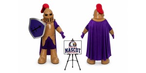 Copper Knight Mascot Costume Copper Knight Mascot Costume