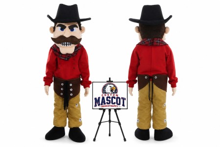 American Bearded Man Mascot Costume