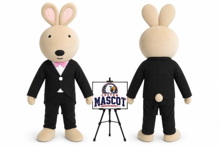 Animal Cartoon Swallowtail Rabbit Mascot Costume for Easter Events