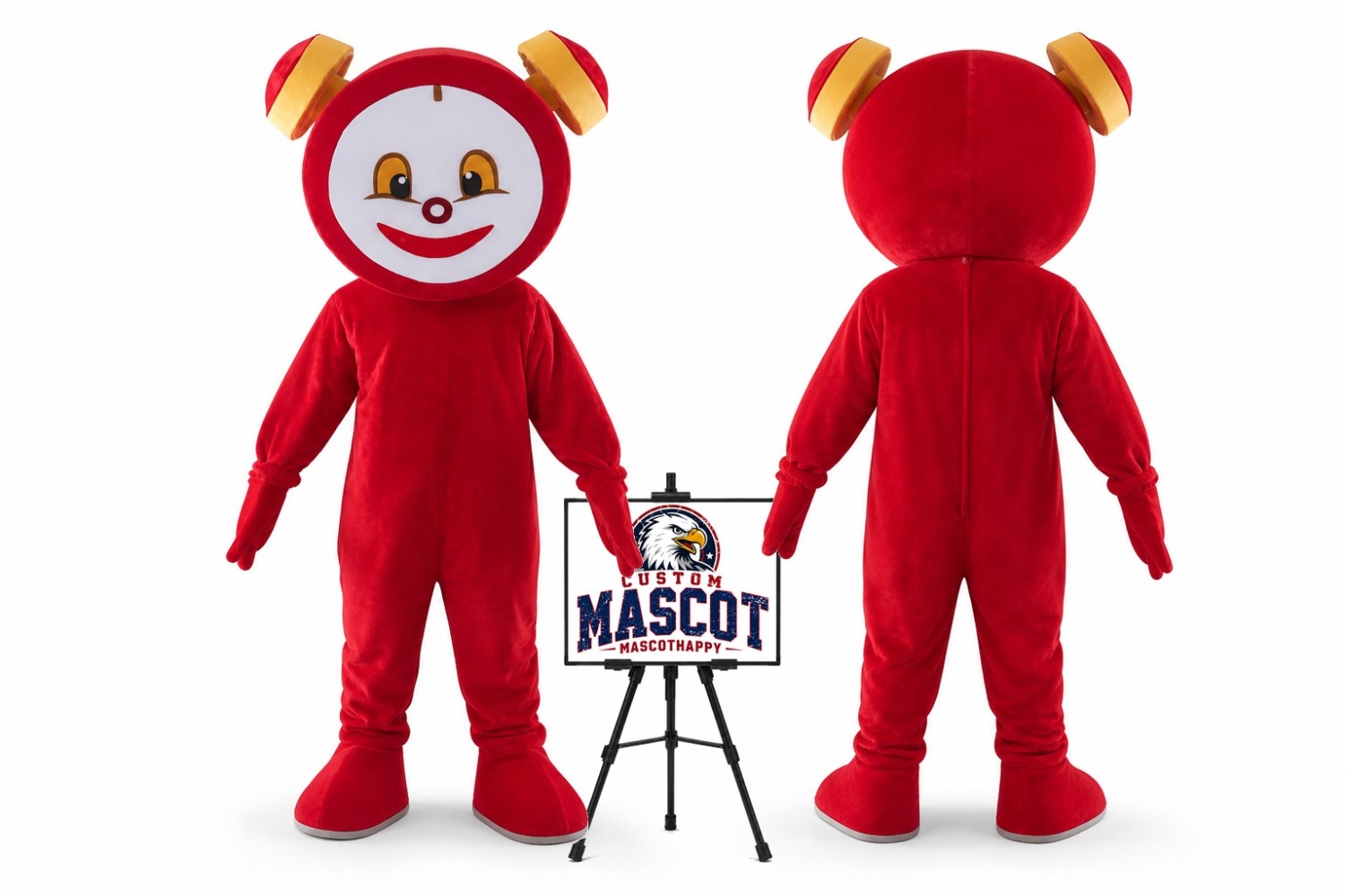 Cartoon Alarm Clock Man Mascot Costume Cartoon Alarm Clock Man Mascot Costume