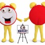 Cartoon Alarm Clock Mascot Costume