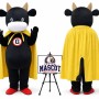 Cartoon Animal Cow Mascot Costume