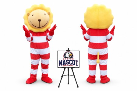 Cartoon Animal Lion Mascot Costume