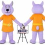 Cartoon Animal Plush Dog Mascot Costume