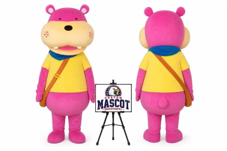 Cartoon Animal Hippo Mascot Costume