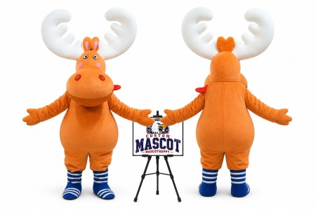 Cartoon Big Ear Deer Mascot Costume
