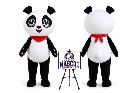 Cartoon Big Eyes Panda Mascot Costume