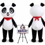 Cartoon Big Eyes Panda Mascot Costume