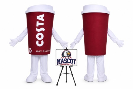 Cartoon Coffee Mascot Costume