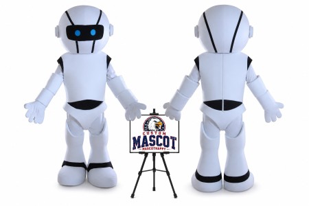 Cartoon Future Robot Mascot Costume