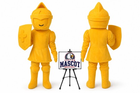Cartoon Knight Mascot Costume