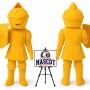 Cartoon Knight Mascot Costume