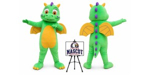 Cartoon Dragon Mascot Costume Cartoon Dragon Mascot Costume