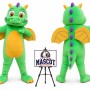 Cartoon Dragon Mascot Costume
