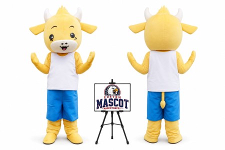 Cartoon Little Cow Mascot Costume