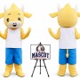 Cartoon Little Cow Mascot Costume